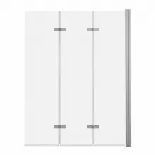 Parawan nawannowy 3-panelowy składany SAJNO 100cm nikiel szczotkowany - AD Naturalnie